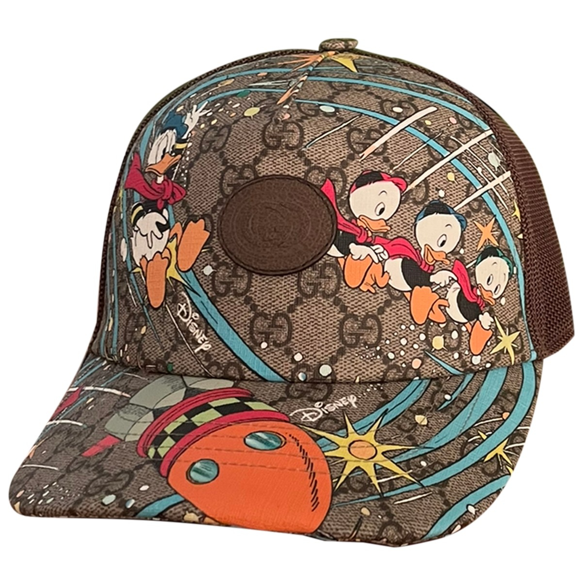 Leather hat Donald Duck Disney x Gucci 